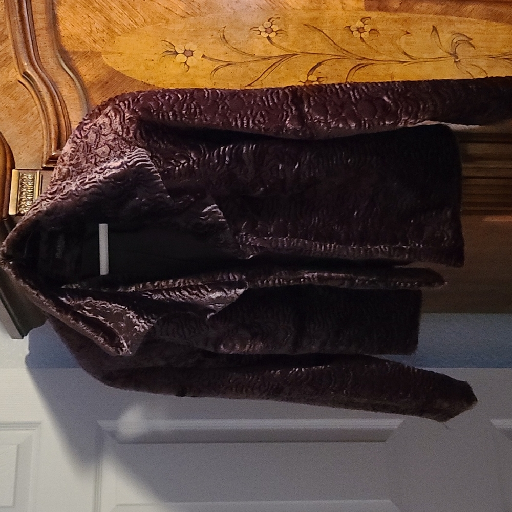 Purple velvet Peck and Peck jacket